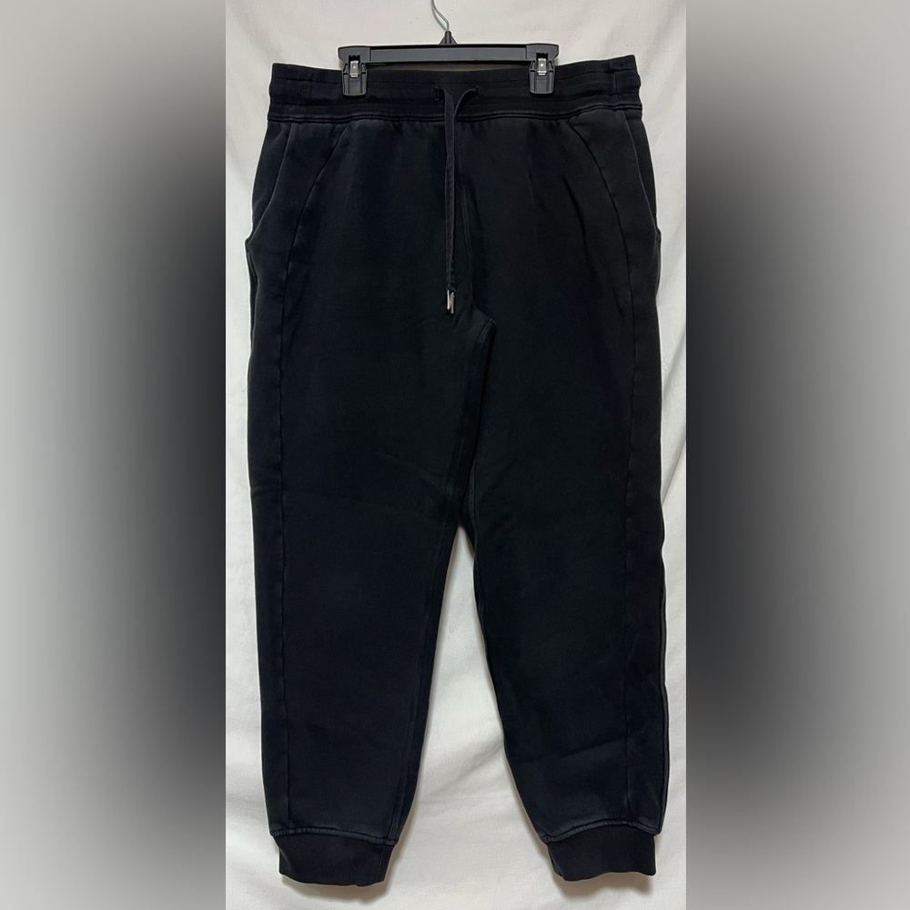 Lululemon Black Scuba High-Rise Joggers Cotton Activewear Gym Yoga Lounge Casual - Picture 5 of 13
